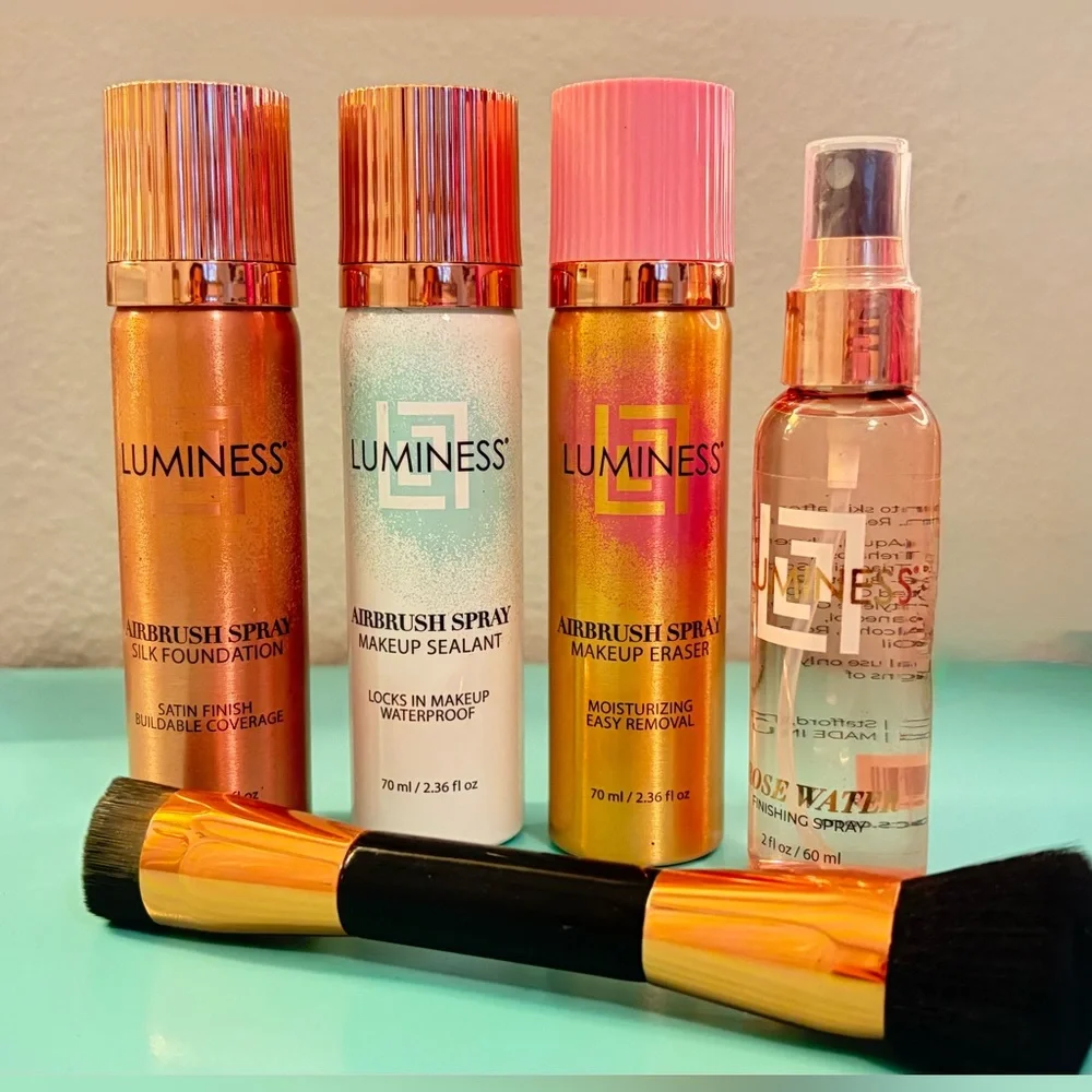 Luminess Airbrush Spray Makeup Collection with Brush TRADED - Picture 2 of 7